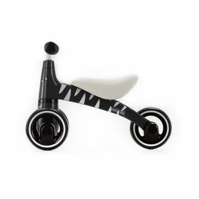 Tricicleta pentru copii, Adamex Animals, fara pedale, cu 3 roti, sistem de blocare a rotirii ghidonului, testata EN71, pentru interior exterior, sezut moale, +12 luni, Cat