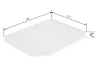 Filtru habitaclu BOSCH 1 987 432 027