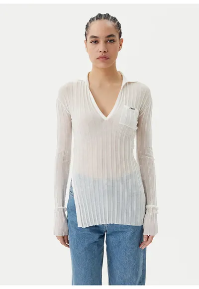 Bluza dama Rex Ford Polo 105151 A2LS - alb