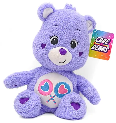 Figurină de pluș Branded Toys Animation: Care Bears - Share Bear, 28 cm