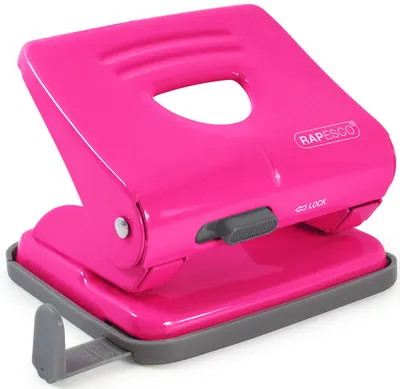 Perforator Rapesco - 825, 25 file, roz intens