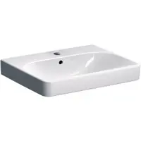Lavoar baie suspendat alb 60 cm, dreptunghiular, Geberit Smyle Square