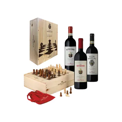 Pachet Chess Vin Rosu Nipozzano Riserva Chianti Rufina 0.75l + Nipozzano Vecchie Viti 0.75l + Montesodi Frescobaldi 0.75l