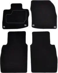 Covorase auto (set, velur, 4 bucati, culoare negru, 5 usi, spatiu montare 42cm) HONDA CIVIC VIII dupa 2005