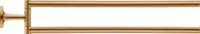 Bara prosop Duravit Starck T 0099410400, montare pe perete, pivotanta, 470 mm, metal, Bronz mat