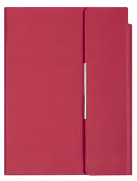 Agenda din piele cu capac magnetic Velvet A5 - Roz