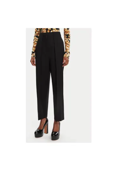 Pantaloni Dama - 305313492 - Lana - Negru - Negru