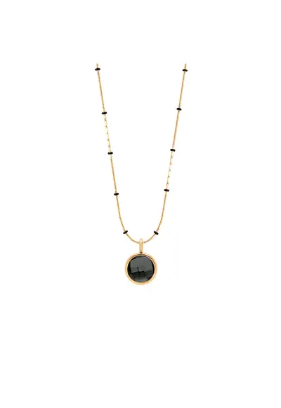 Colier cu cristal placat cu aur 18k