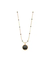 Colier cu cristal placat cu aur 18k
