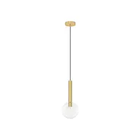 Lampa suspendata AMELIA Nisipiu Auriu Metal & Sticla clara LED G9 1x5W 230V IP20 Fara bec Inaltime ajustabila