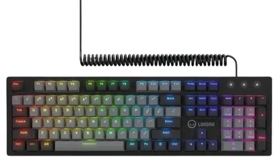 Tastatură mecanică Lorgar - Azar 514, Linear Dream, RGB, negru