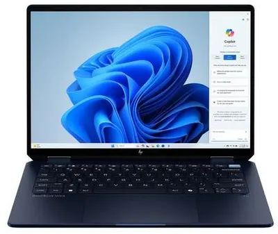 Laptop HP - OmniBook Ultra Flip AI Ultra 9-288V, 14'', 2.8K, 32GB/2TB, albastru închis