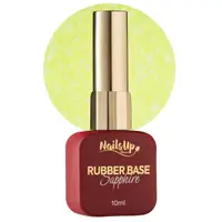 Rubber base NAILSUP Sapphire Flakes 023 10 ml