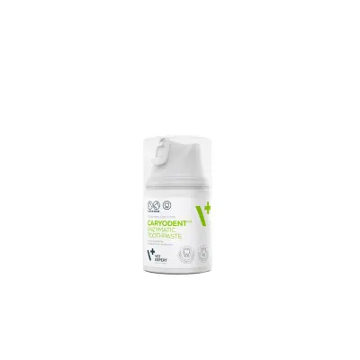 VET EXPERT Caryodent Enzymatic Toothpaste, pastă de dinți gel câini și pisici, anti-tartru, împrospătarea respirației, flacon, 50ml