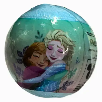 Disney Frozen Bila efervescenta pentru baie 100 g Bubblegum
