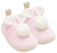 Botosei din muselină pentru bebeluși Leoncino - Bunny, mărimea 18, roz