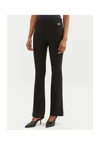 Pantaloni dama - 305265388 - Poliester - Negru - Negru