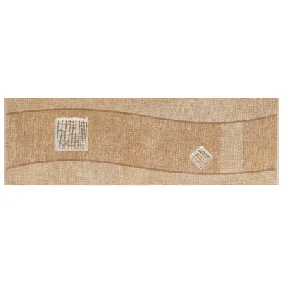 Brau decorativ faianta baie / bucatarie Summer Beige 8 x 25