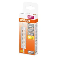 Bec LED Osram SLIM LINE, R7s, 12W (100W), 1521 lm, lumina calda (2700K) ,118mm, Ø20mm