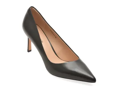Pantofi eleganti EPICA PREMIUM negri, 23933, din piele naturala