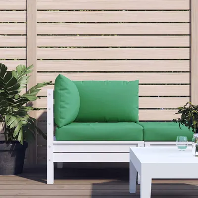 Gossi perne pentru canapea din paleti, 3 buc., verde, textil