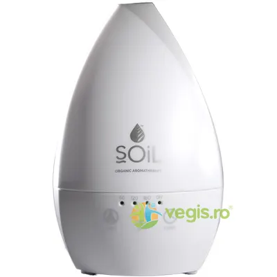 Difuzor Alb de Aromaterapie Ultrasonic cu Lampa Led