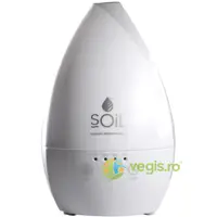 Difuzor Alb de Aromaterapie Ultrasonic cu Lampa Led