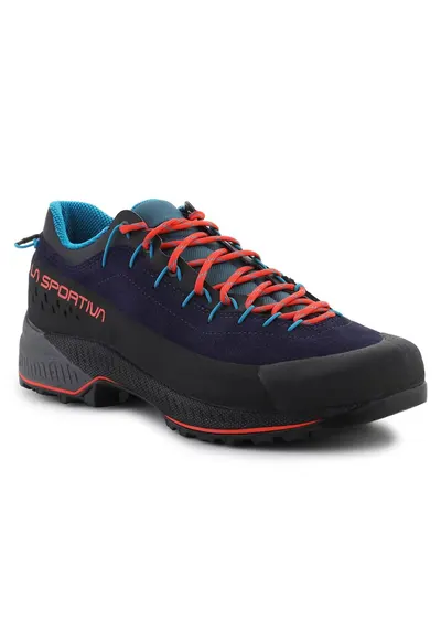 Pantofi barbati 37B643322 - Piele naturala - Negru/Bleumarin