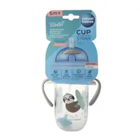 Cana anti-vasare cu pai Model Exotic 56/606_GREY, 270ml, Canpol babies