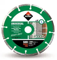 Disc diamantat pt. materiale de constructii 350mm, SHR 350 SuperPro - RUBI-32971