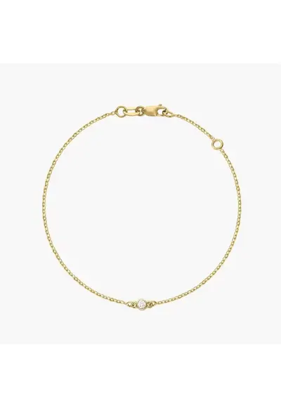 Bratara din aur Solo - Diamante - 15-17 cm