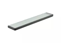 Raft baie Roca Tempo A817027NM0, montare pe perete, 600 x 110 mm, metal/sticla, mat, Negru titan