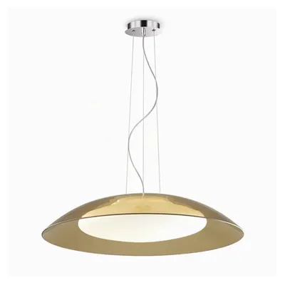 Lustra Lena D64, 3 becuri, dulie E27, D:640mm, H:290/1200mm, Maro