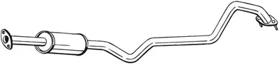 Toba esapament mijloc NISSAN ALMERA II 1.5 1.8 intre 2000-2006