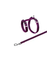 TRIXIE Ham reflectorizant cu lesă pentru pisici 22-42 mm/10 mm