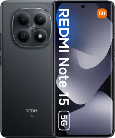 Smartphone Xiaomi - Redmi Note 15 5G, 6.77'', 6GB/128GB, Black