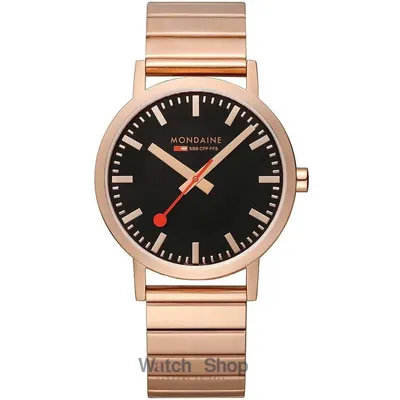 Ceas Mondaine Mondaine A660.30360.16SBR Classic Black And pink 40mm 3ATM
