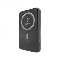 Baterie Externa Wireless Dudao K14S, 5000mAh, 20W, QC + PD + FQI, 1 x QI - 1 x USB-A - 1 x USB-C, Neagra