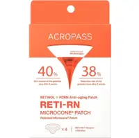 Plasturi antirid cu retinol pentru frunte ACROPASS Reti-RN Microcone Patch T-Shape, 4 buc