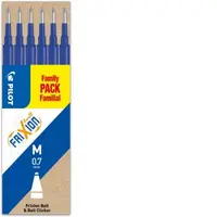 Rezerva roller Pilot Frixion Ball, 0.7 mm, 6 bucati/set, albastru