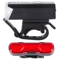 Set lumini bicicletă față/spate LED, reîncărcabile USB