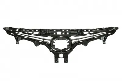 Grila bara fata (Superior, cu gaura camerei, plastic, negru) TOYOTA CAMRY 2011-2017