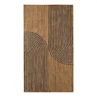 Covor pentru exterior și interior negru/maro 80x150 cm Mira 1453 – Ayyildiz Carpets