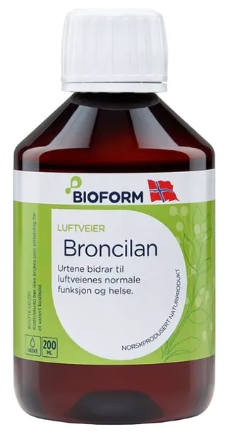 Broncilan Sirop din plante pentru tractul respirator, 200 ml, Bioform