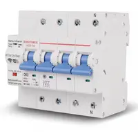Siguranta automata inteligenta Wi-Fi trifazata 3P+N 63A Sinotimer WCB104, Tuya