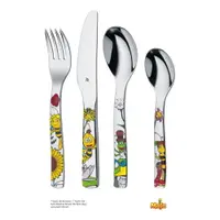Set tacâmuri 4 piese din oțel inoxidabil pentru copii WMF Cromargan® Včelka Mája