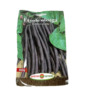 Seminte fasole oloaga rosie fideluta Purple Queen 100 gr, Prima Sementi - Default Title