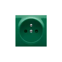 Carcasa pentru priza simpla, verde