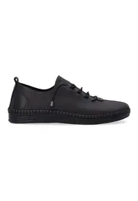 Pantofi sport de dama negri cu sireturi elastice