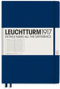 Agenda Leuchtturm1917 Master Classic - A4+, liniat, albastru